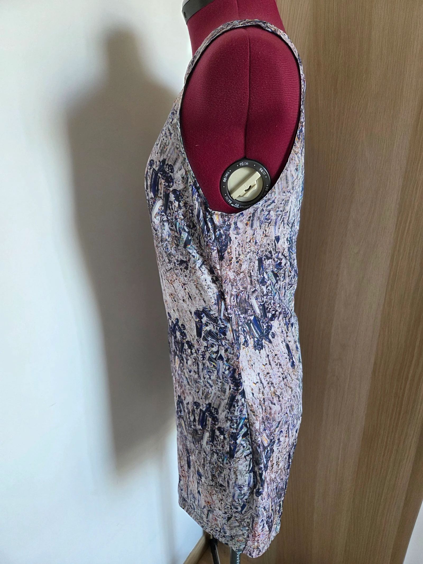 Macacão curto básico Zara tamanho M com estampa de diamante e cristais – photo 5